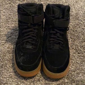 High top Nike Air Force One's